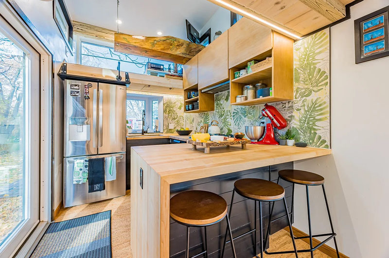Tiny home kitchen interior